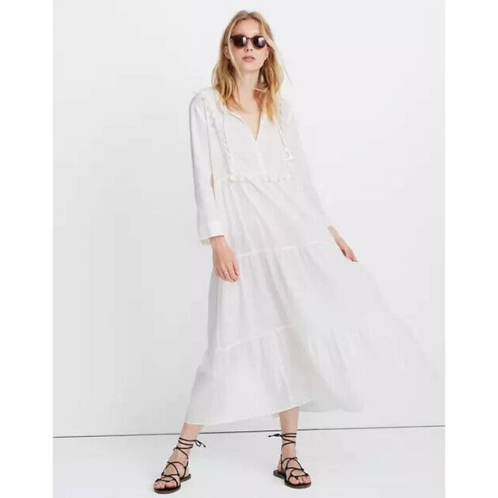 Madewell | NWT Tiered Cover-Up Caftan Dress